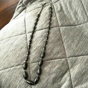 Black silver Nicaraguan necklace